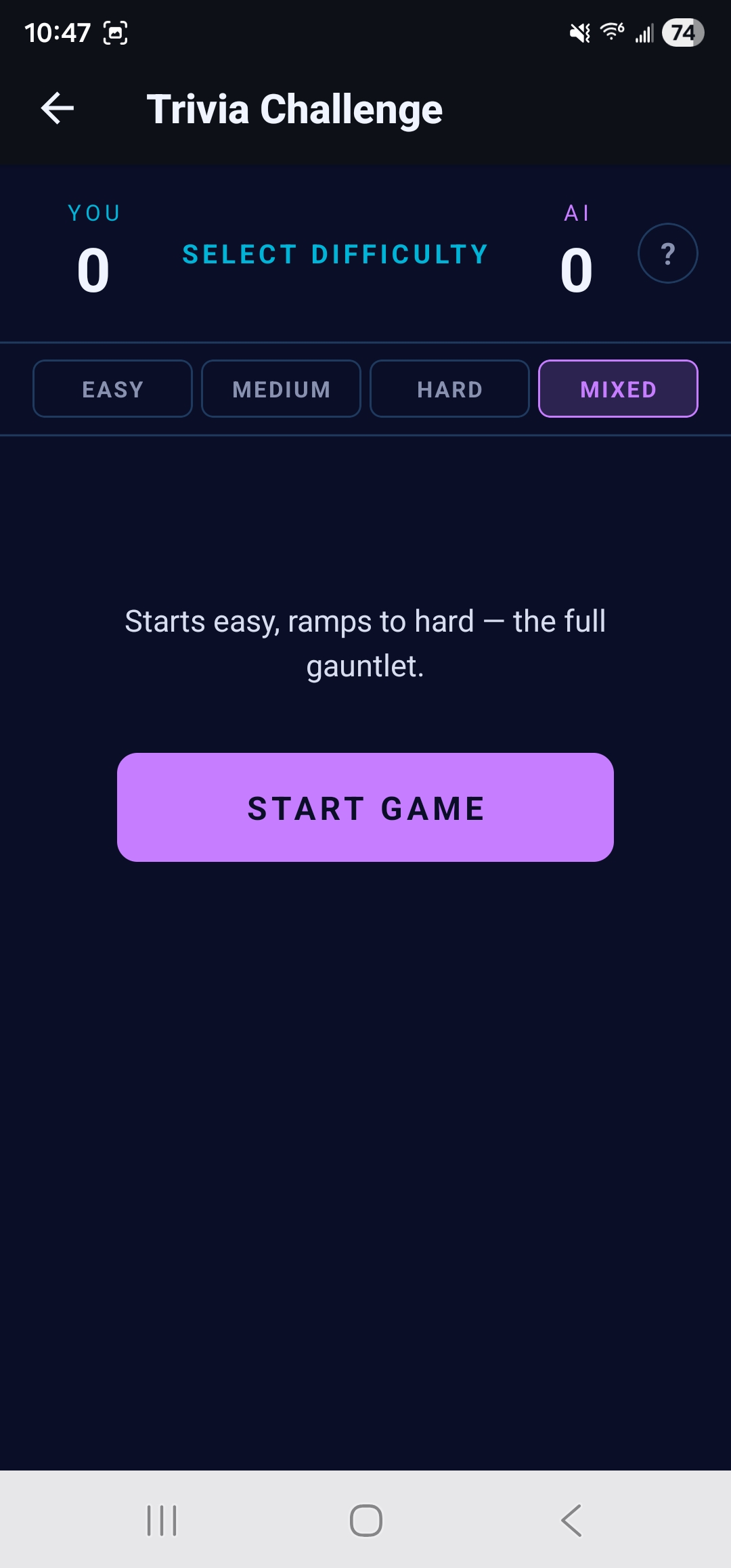 Trivia Challenge